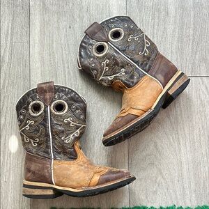 Blackstone Kids Brown and Tan Boots